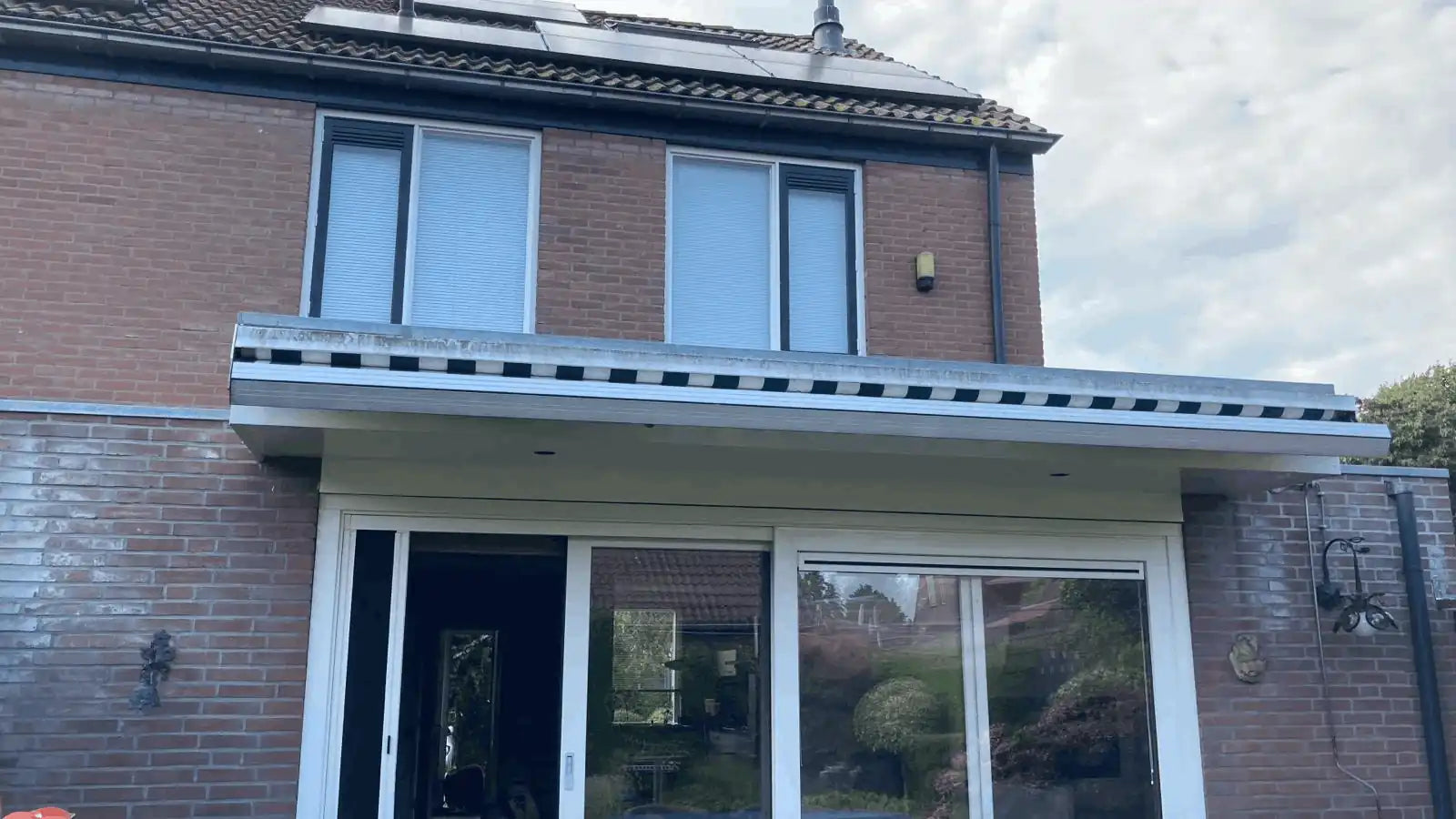 Dit is de foto welke we van de situatie vooraf hebben genomen