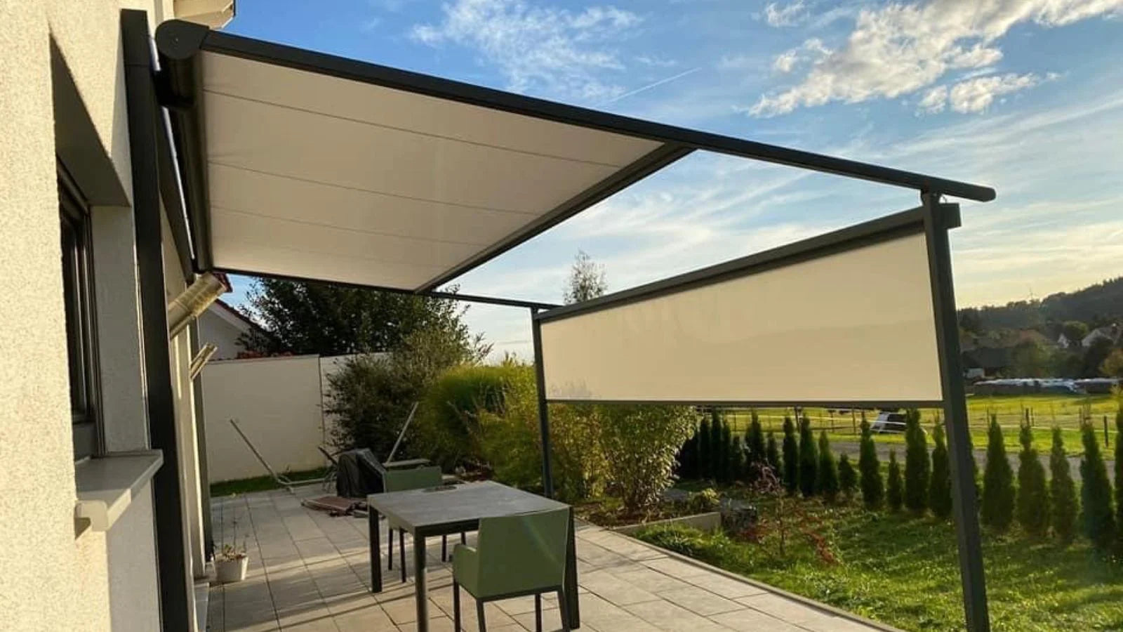 Pergola met variovolant - STERK Zonweringen