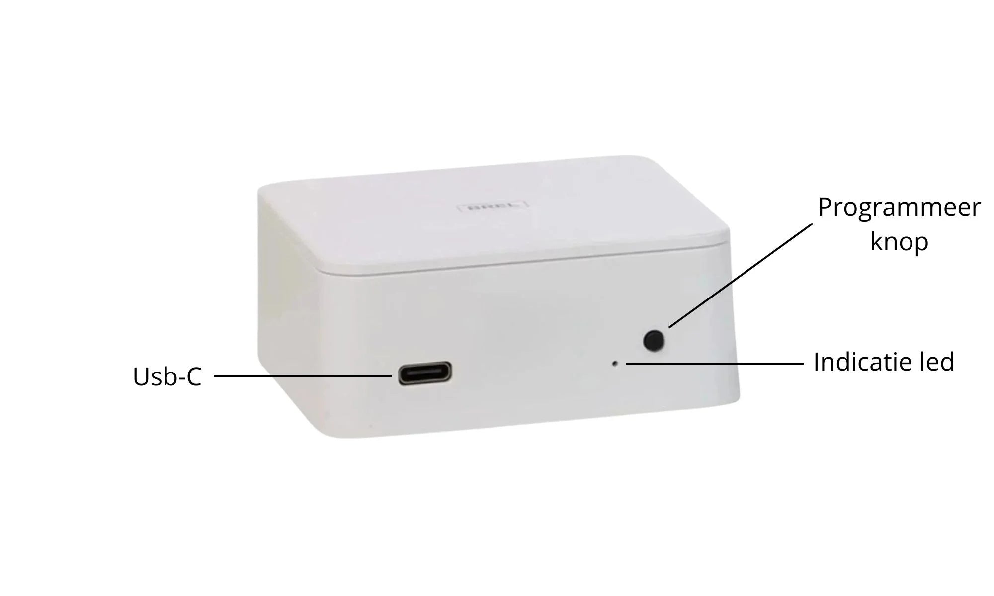 Makkelijk te bedienen en in te stellen Brel Home Hub 04 met tot wel 20 meter bereik