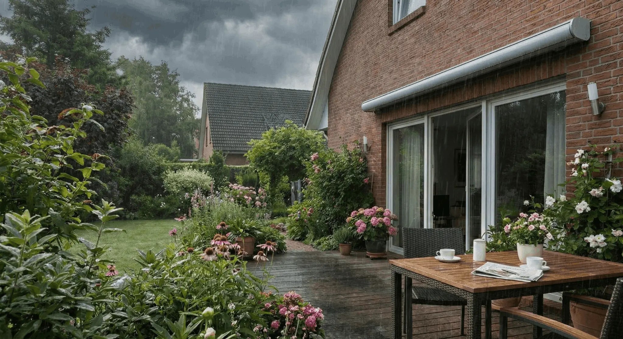 Hoe maak je jouw knikarmscherm slim met Somfy producten - STERK Zonweringen