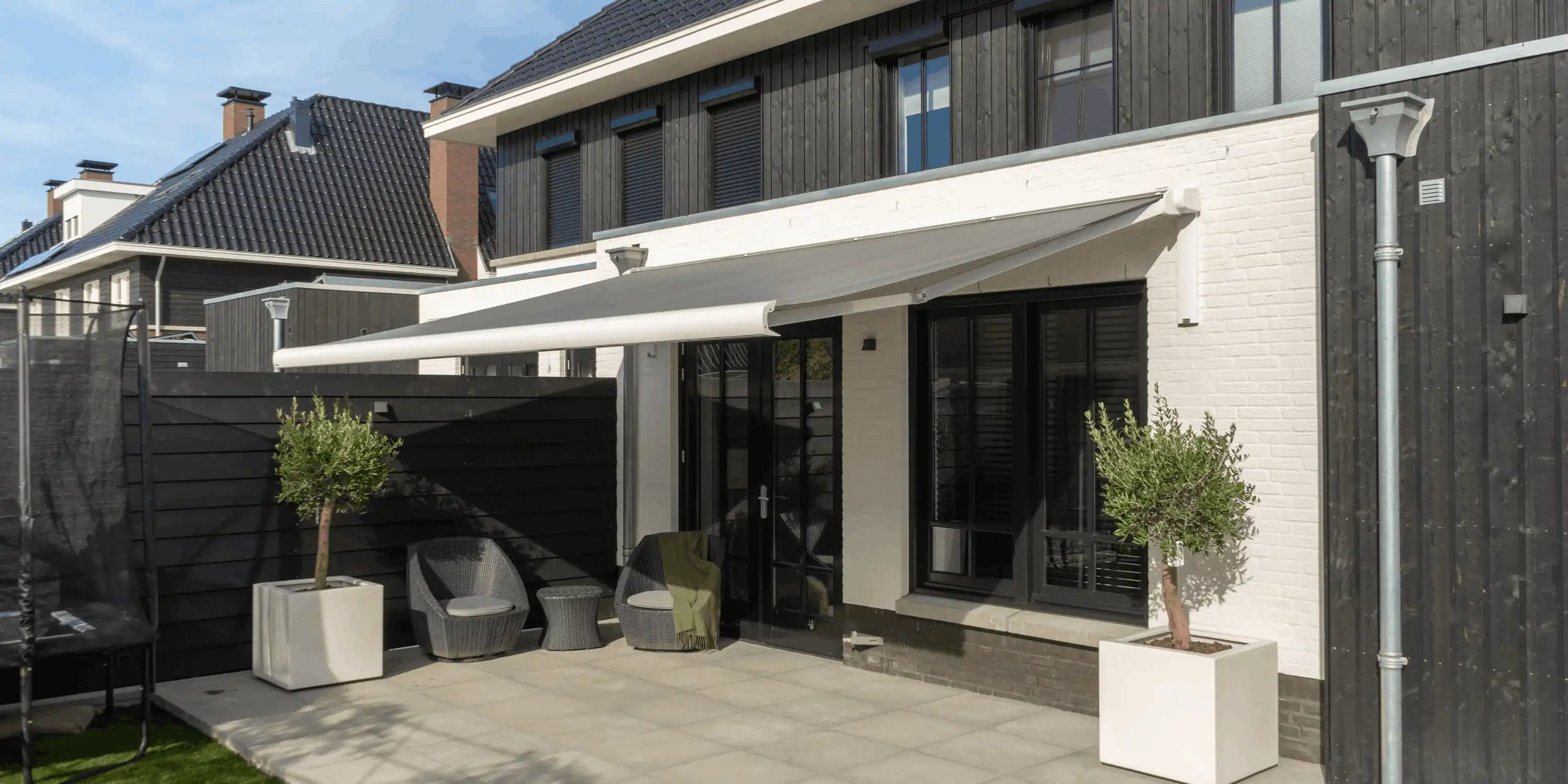 Knikarmscherm collectie van STERK Zonweringen