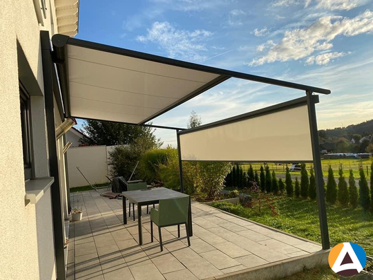 Moderne pergola aluminium op maat voor het terras