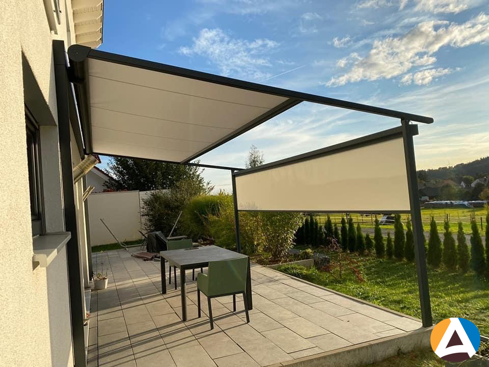 Moderne pergola aluminium op maat voor het terras
