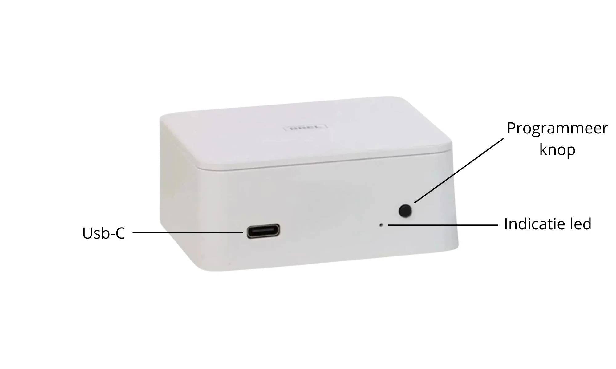 Makkelijk te bedienen en in te stellen Brel Home Hub 04 met tot wel 20 meter bereik