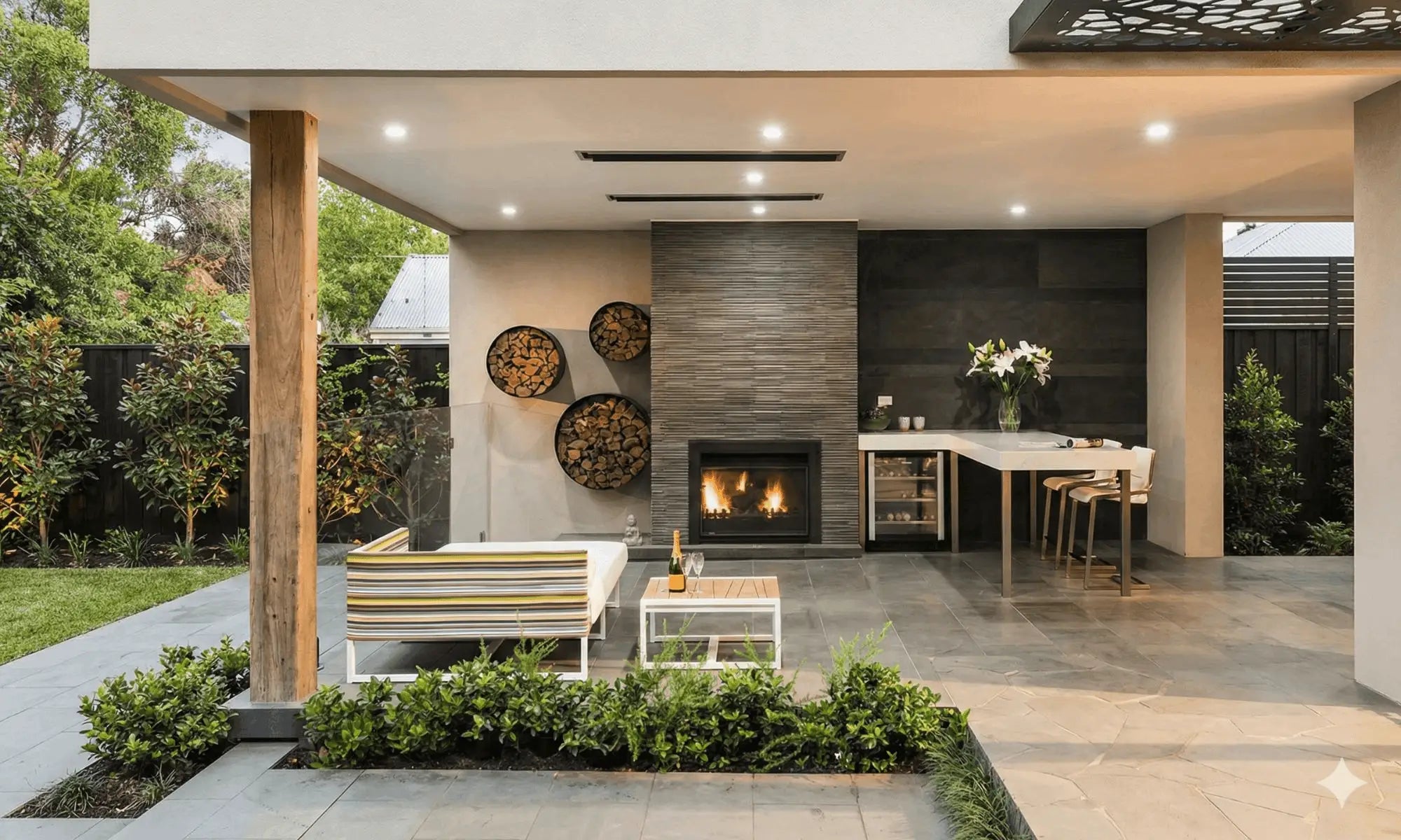 Heatstrip Design 3600 watt all black - STERK Zonweringen