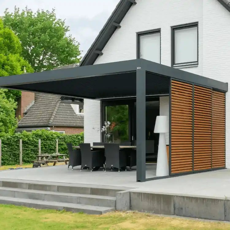 Lamellen dak menu foto - STERK Zonweringen