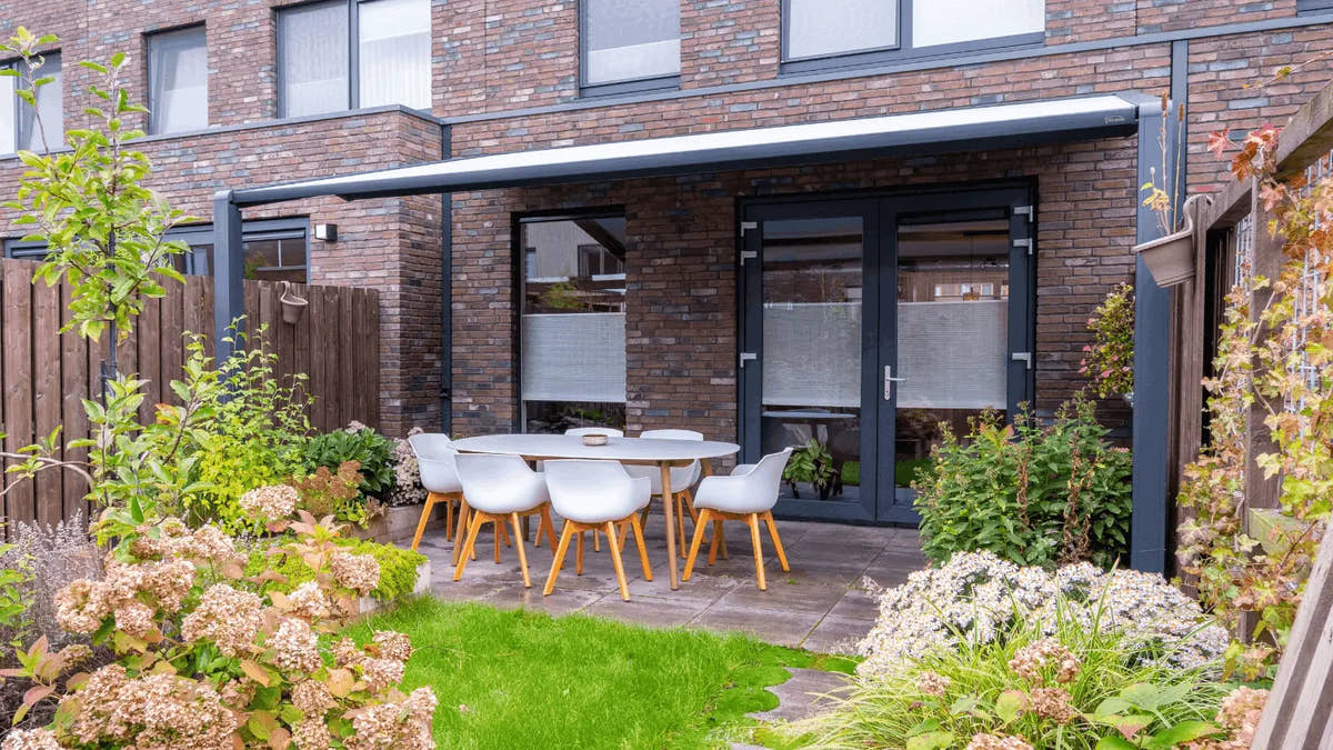 Standaard 5 jaar garantie op pergola zonwering