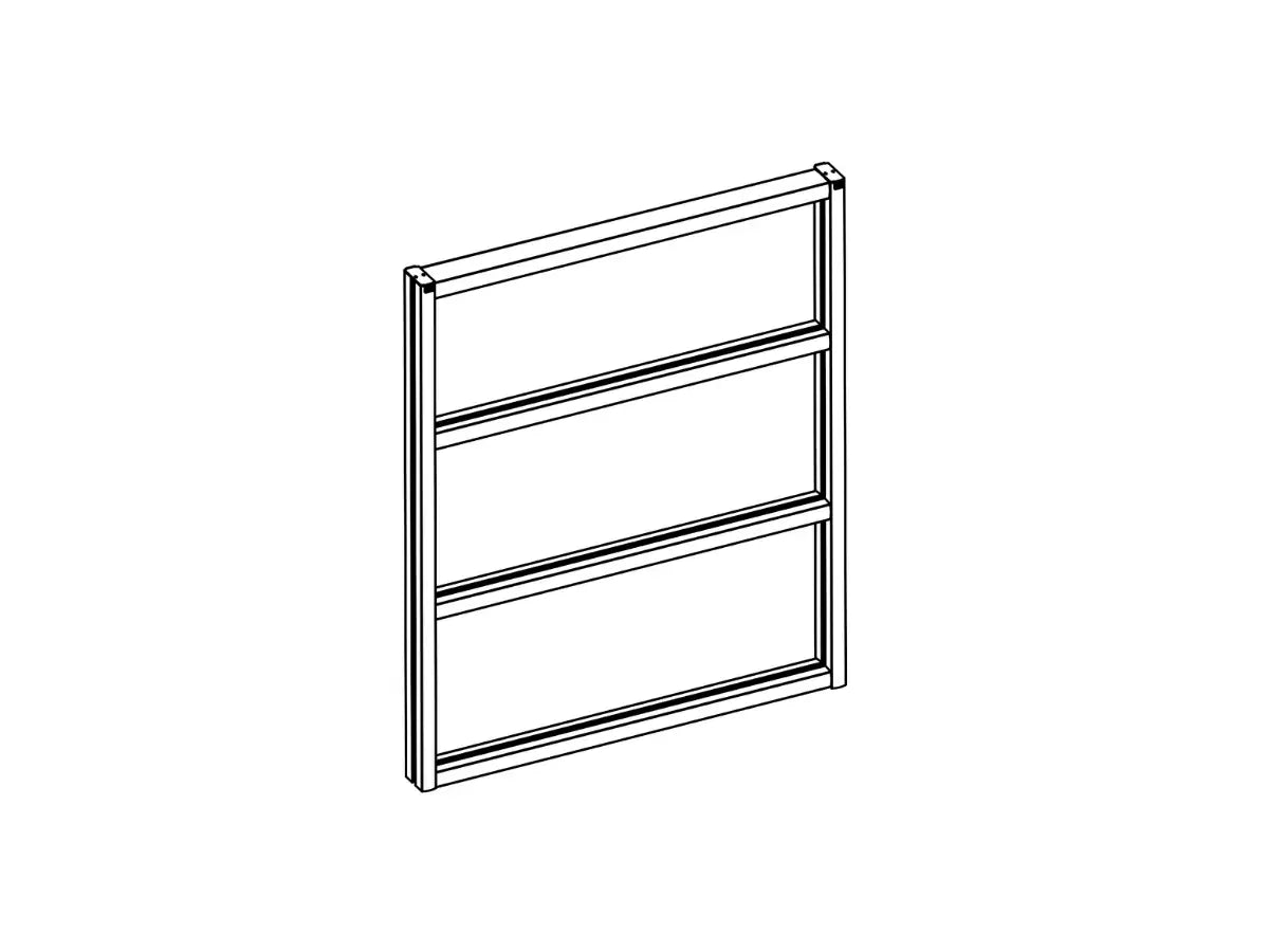Digitale tekening paneel Verano V730 Biarritz windscherm - STERK Zonweringen