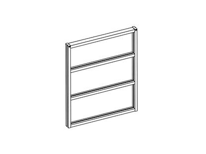 Digitale tekening paneel Verano V730 Biarritz windscherm - STERK Zonweringen