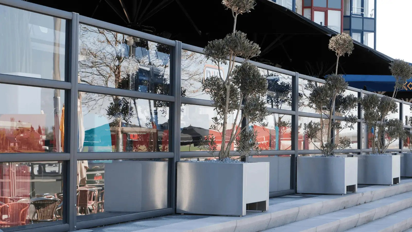 Categorie pagina windschermen voor het terras - STERK Zonweringen